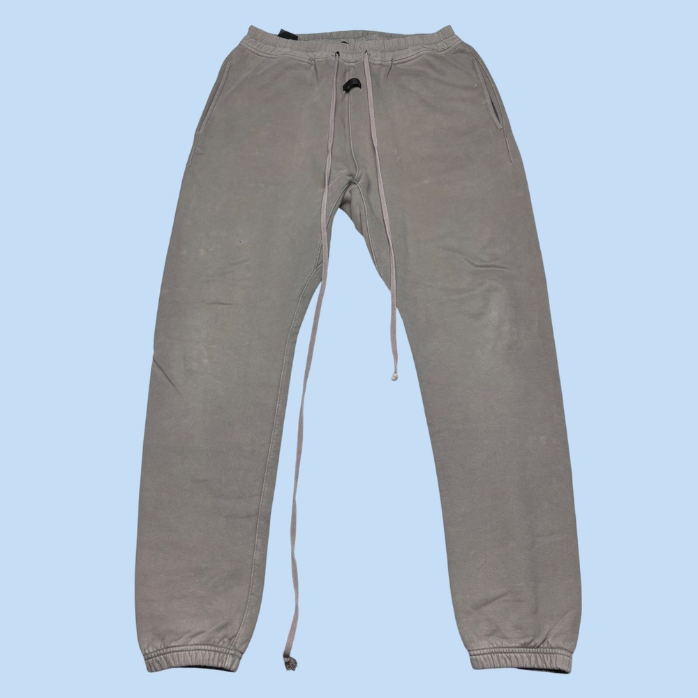 Fear of God Seventh Collection Grey Fleece Sweatpants Mens Large Long Drawstring